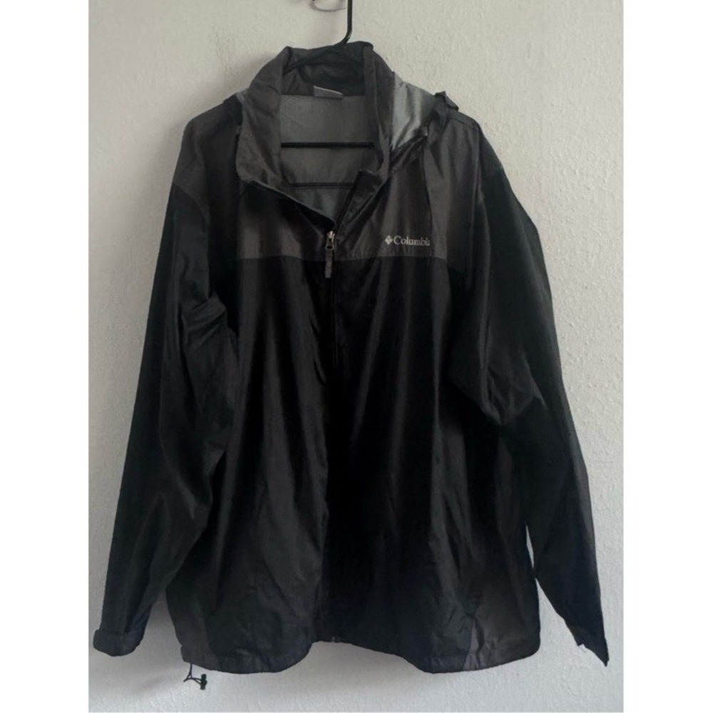 Columbia Men's Black Glennaker Lake Lightweight Rain Jacket Size XXL